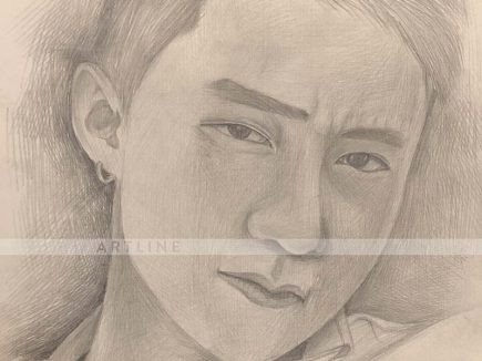 Lớp học vẽ tranh - học vẽ chân dung. SPHV: A Huy