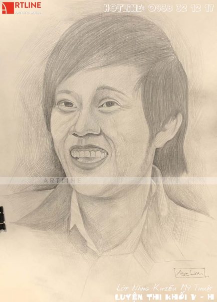 Bài học vẽ chân dung bằng chì - H.V Khoa Nam