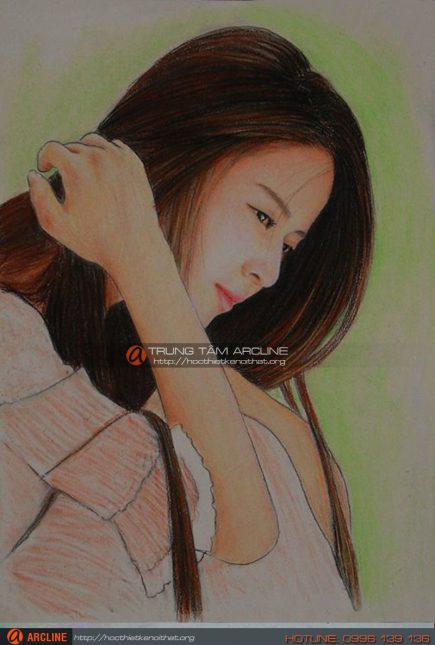 Lớp học vẽ tranh - học vẽ chân dung. SPHV: Khang Nam