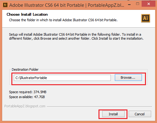 download illustrator cs6 portable full