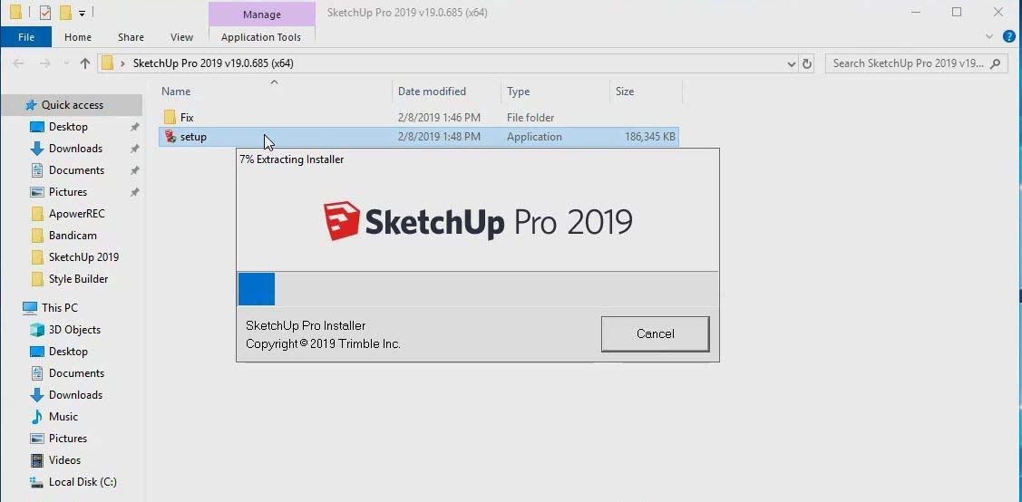 Sketchup 2019 3