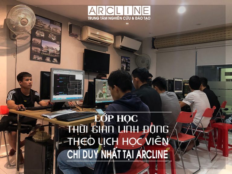 lop hoc 3d max trung tam arcline