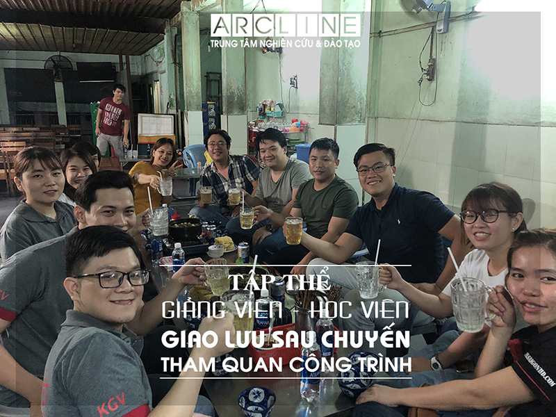 THAM QUAN CONG TRINH - HOC VIEN ARCLINE 2