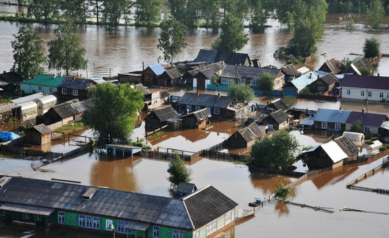 nằm mơ thấy nước ngập