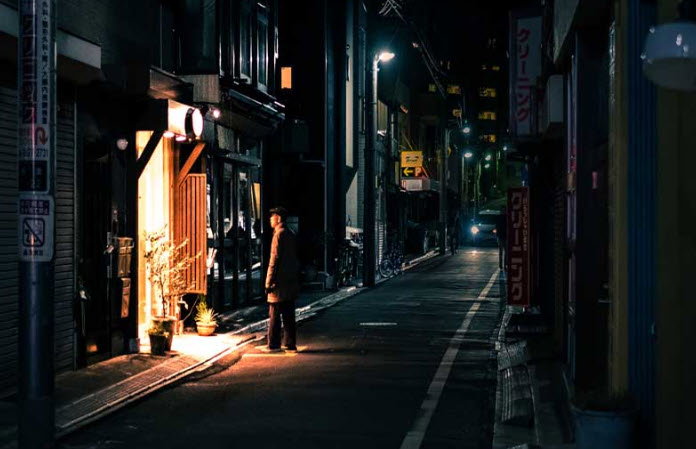 nằm mơ phố đêm