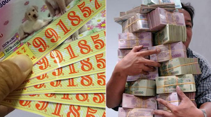 nằm mơ thấy mình trúng số