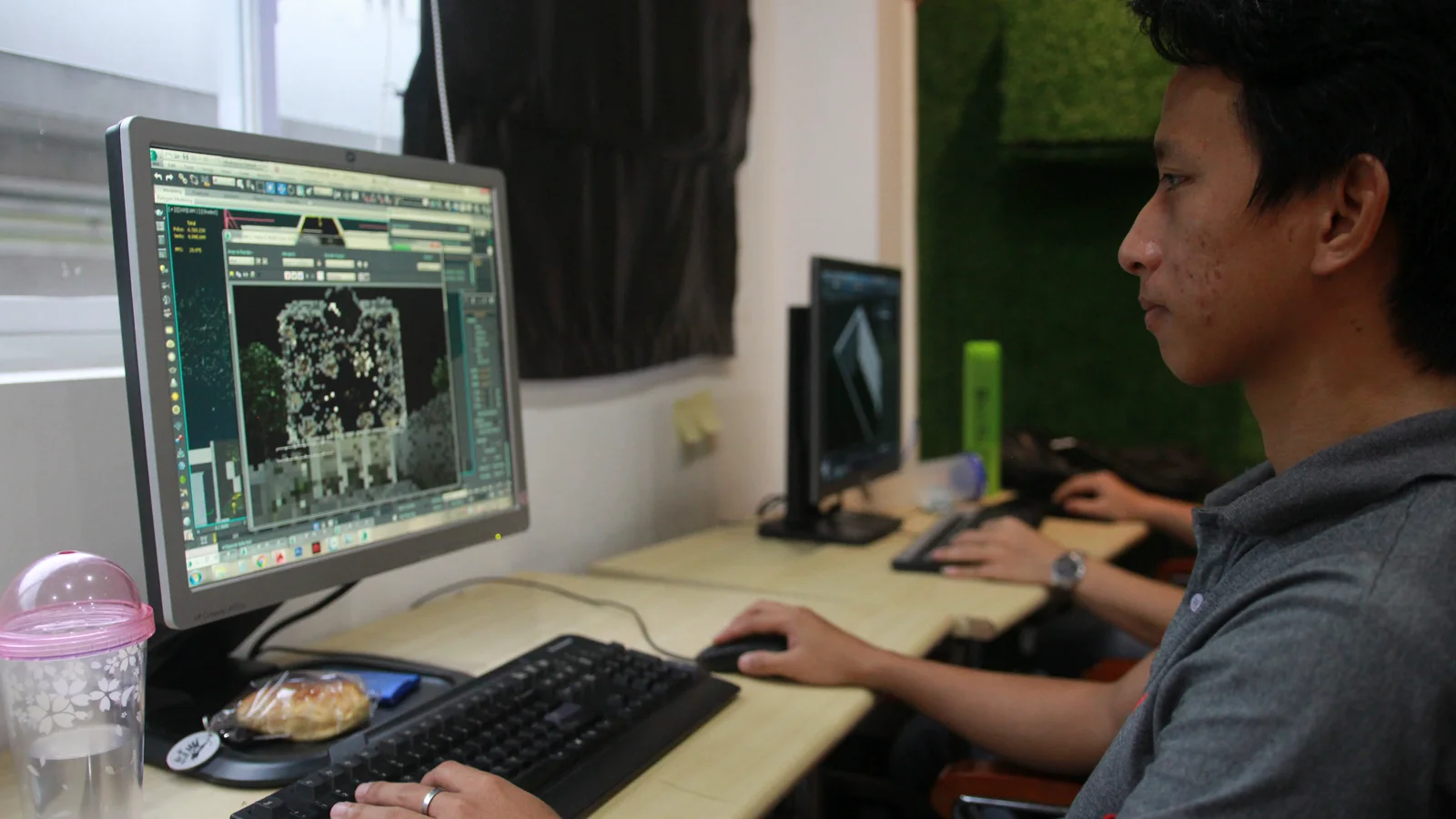 Học viên thực hành quản lý model nội thất trong 3ds Max